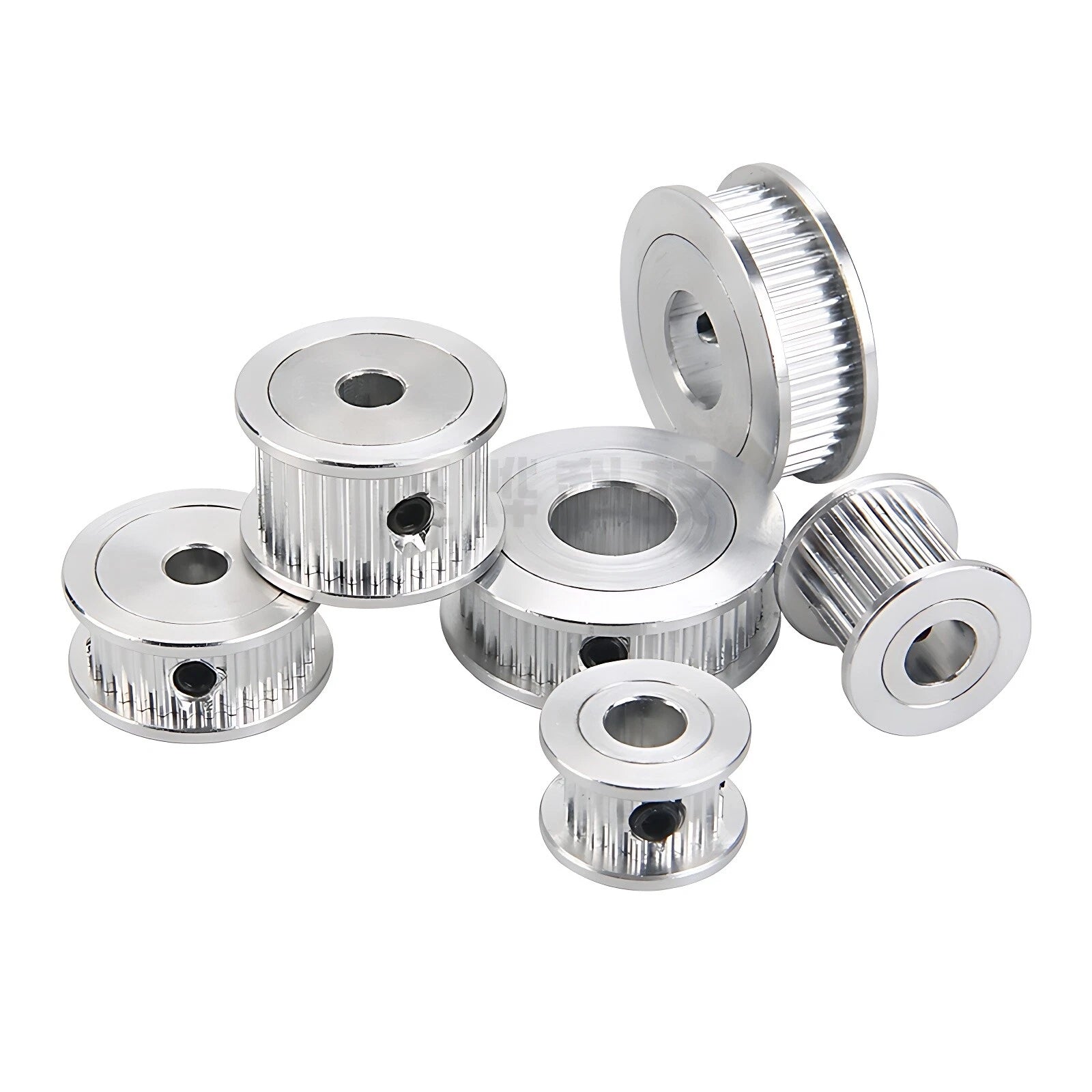 GT2 Timing Belt Pulley Synchronous Wheel 20T-80T Teeth Width 7mm Bore 3mm-15mm