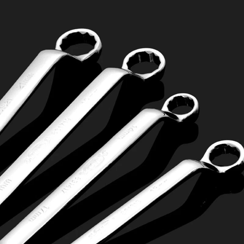 Ring Spanner Wrench High-Carbon Steel Metric Ring Deep Double Offset 5.5mm~36mm
