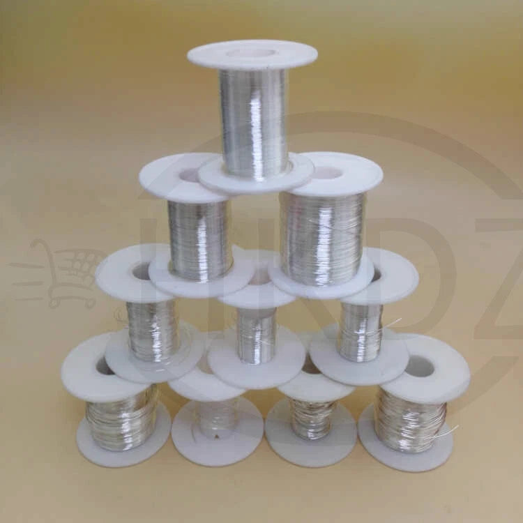 High Purity Silver Wire Ag99.99% Electrochemical Conductive Metal Wire 0.025-2mm
