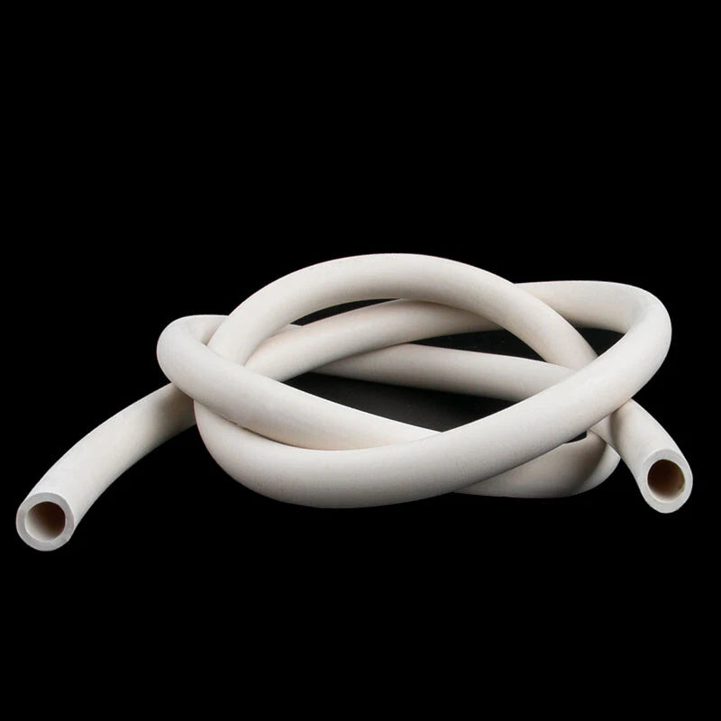 White Flexible Rubber Vacuum Tube — Laboratory Hose Pipe ID 1.5mm–12mm