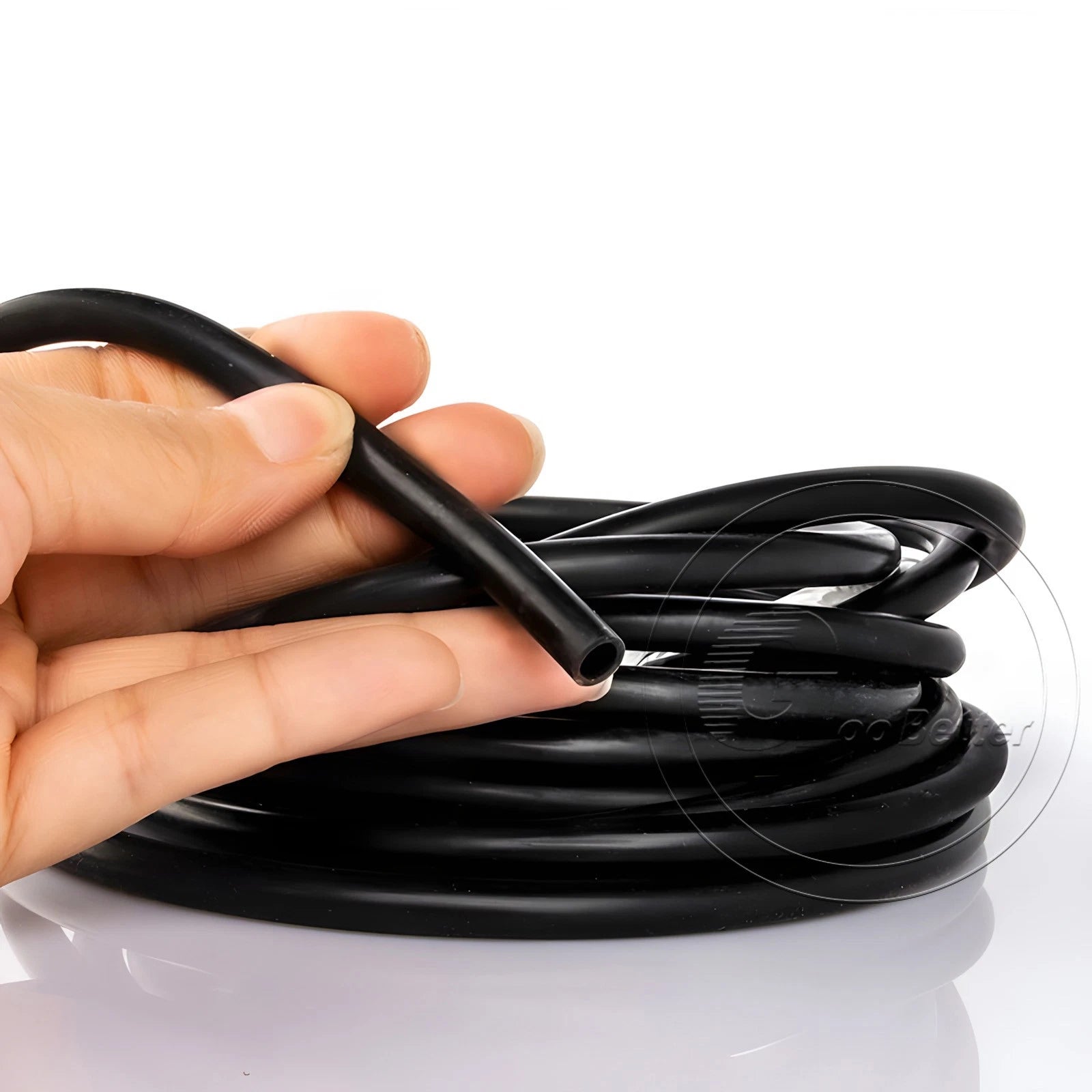 Black Silicone Rubber Tube – ID 0.5–60mm × OD 1–68mm Flexible Hose Pipe