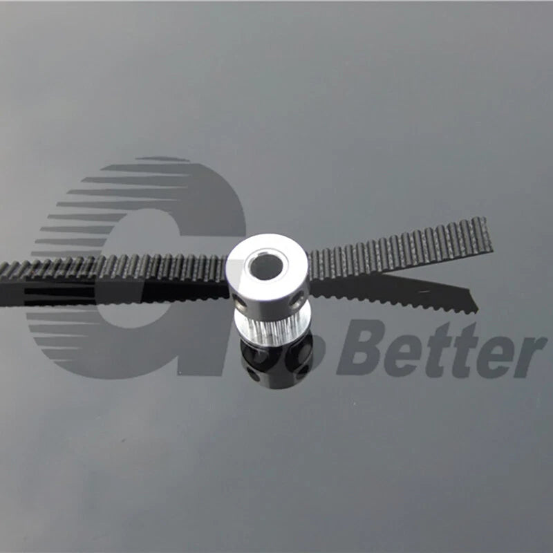GT2 Timing Pulley Belt 2mm Pitch 16 - 60 Tooth Bore 3.17mm - 12mm for CNC Motor