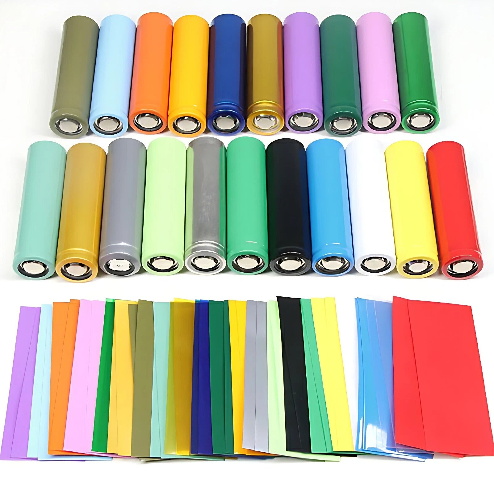 PVC Heat Shrink Tubing for RC Battery Packs — 60mm to 625mm, Multiple Colors
