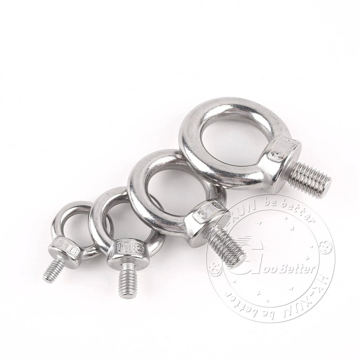 Stainless Steel Eye Bolts & Eye Nuts — A4 316 Metric Thread M6 to M36 - HomeDIYer