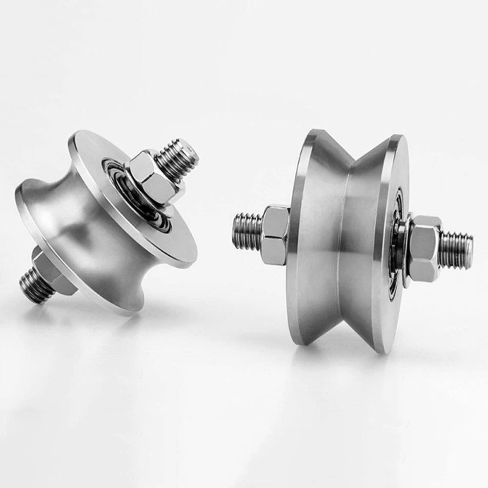 Track Linear Shaft Roller Bearing U V H Groove Steel Wheel Metal Pulley Sliding