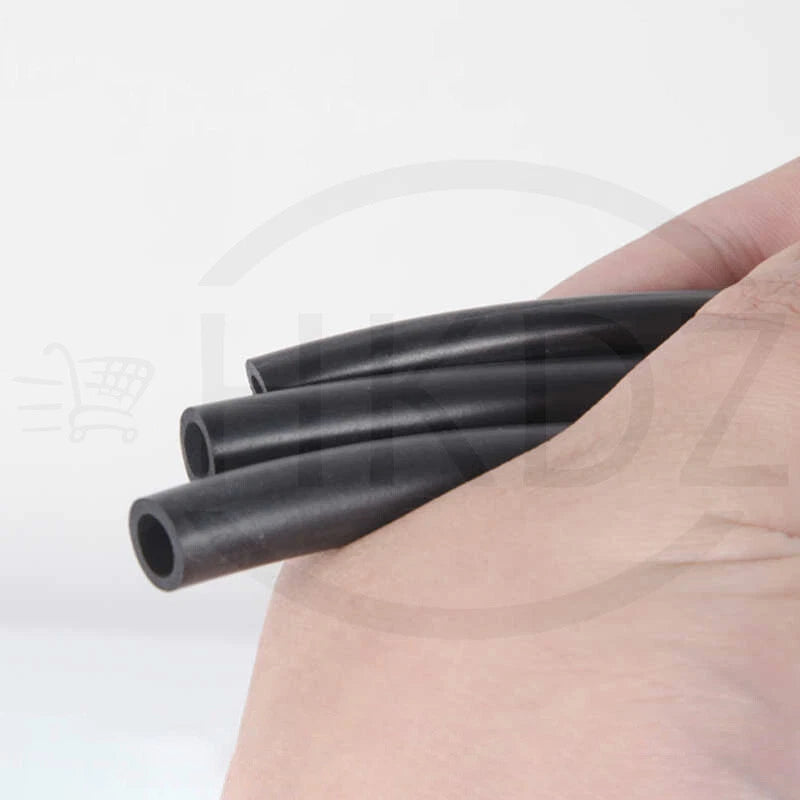 Black Fluorine Rubber Tube Fuel Hose-Engine Petrol,Oil Line Fuel Pipe ID 1 -32mm