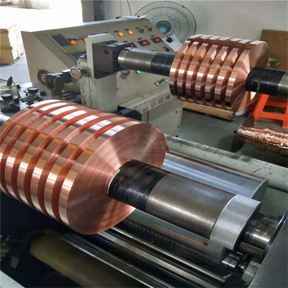 Copper Sheet Roll Metal Foil Plate 0.05-1mm Thick 15-90mm Width, Various lengths