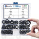 Black Metal Eye Screws 120PCS | Heavy Duty Screw Eye Hooks & Rings Assortment