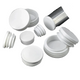 White Round Plastic Blanking End Cap | Pipe & Tube Insert Plug Bung | 16mm–100mm | 20 Sizes