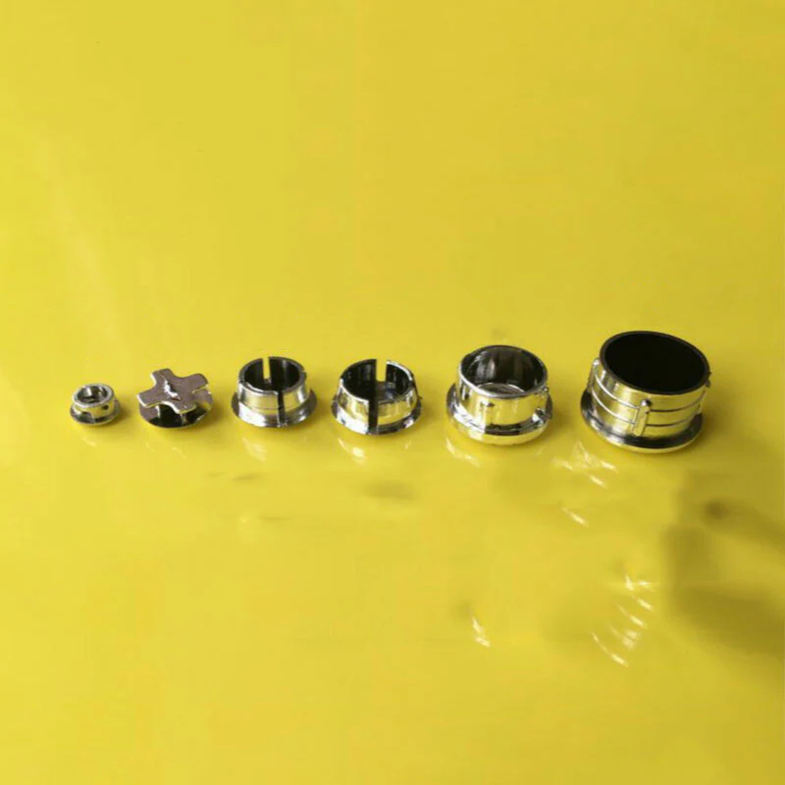 Round Plastic Blanking End Caps Tube Pipe Inserts Plating Hole Plug Dia 15~25mm