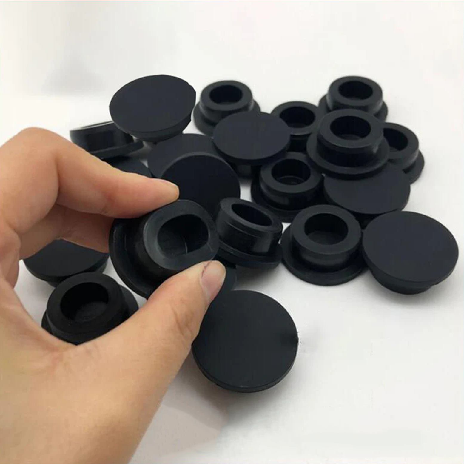 Round Silicone Rubber Seal Hole Plugs Blanking End Caps Seal Bung 15.5~201.5mm