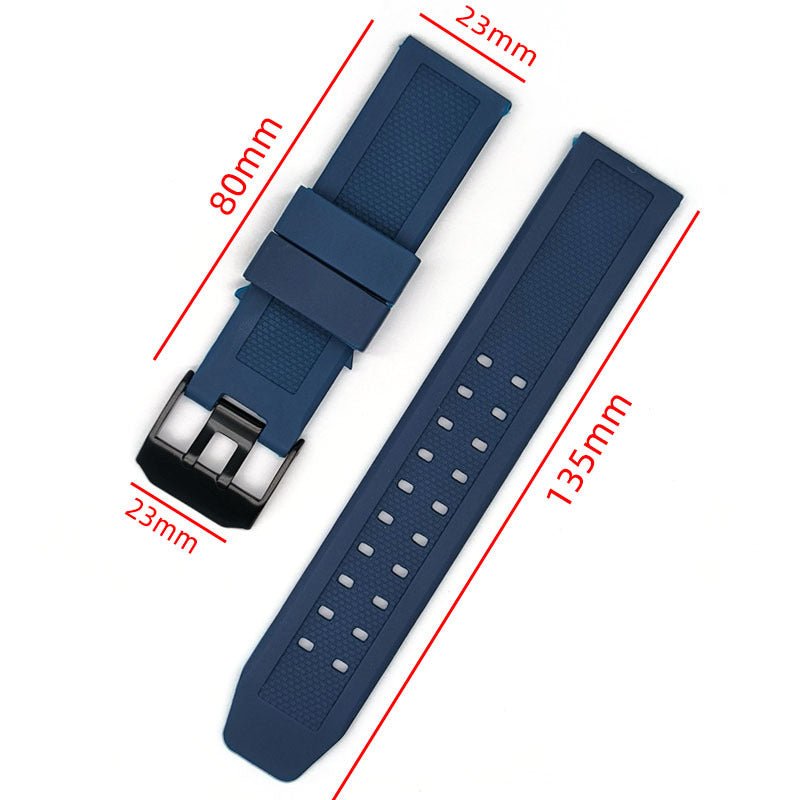 23mm Outdoor Silicone Watch Strap — Versatile, Dive-Ready, and Built to Last - HomeDIYer