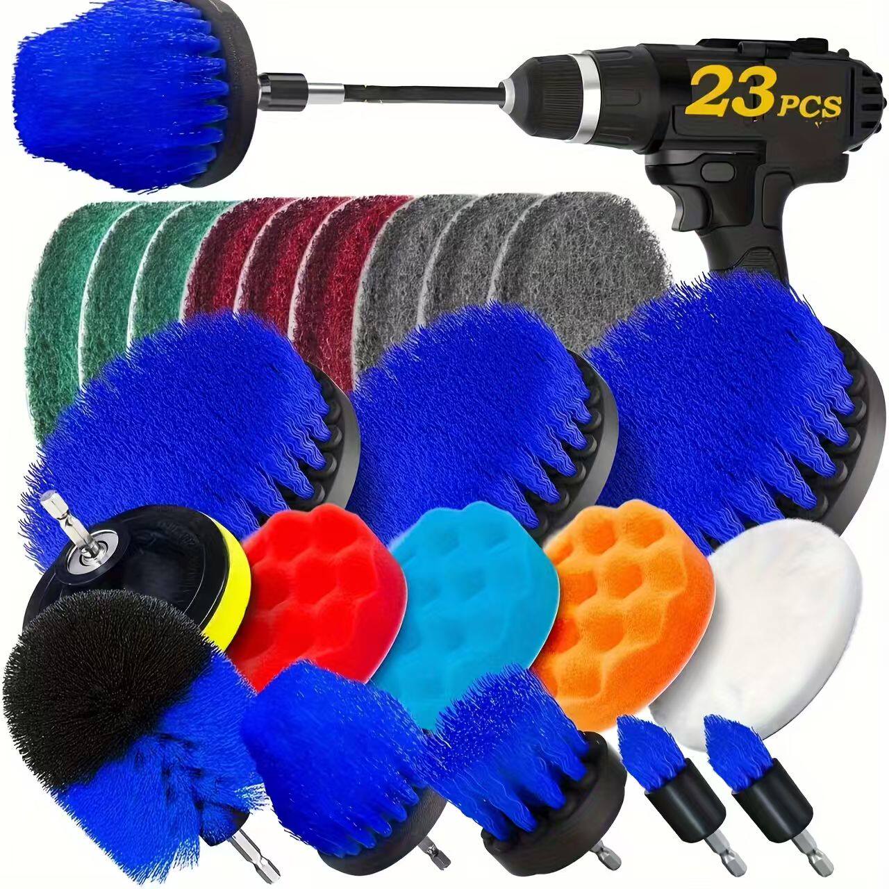 Complete Electric Drill Brush Set – 6-Piece Multi-Purpose Cleaning Kit
