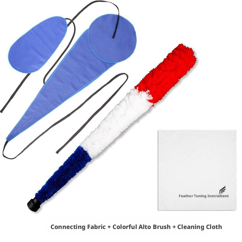 Saxophone Tube Brush Kit – Absorbent Cotton Cleaning Rod for Alto, Tenor & Soprano with Optional Wipe Cloth
