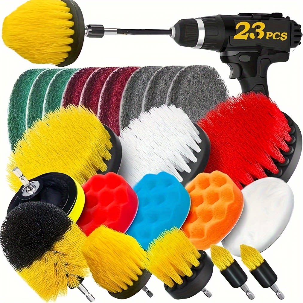 Complete Electric Drill Brush Set – 6-Piece Multi-Purpose Cleaning Kit