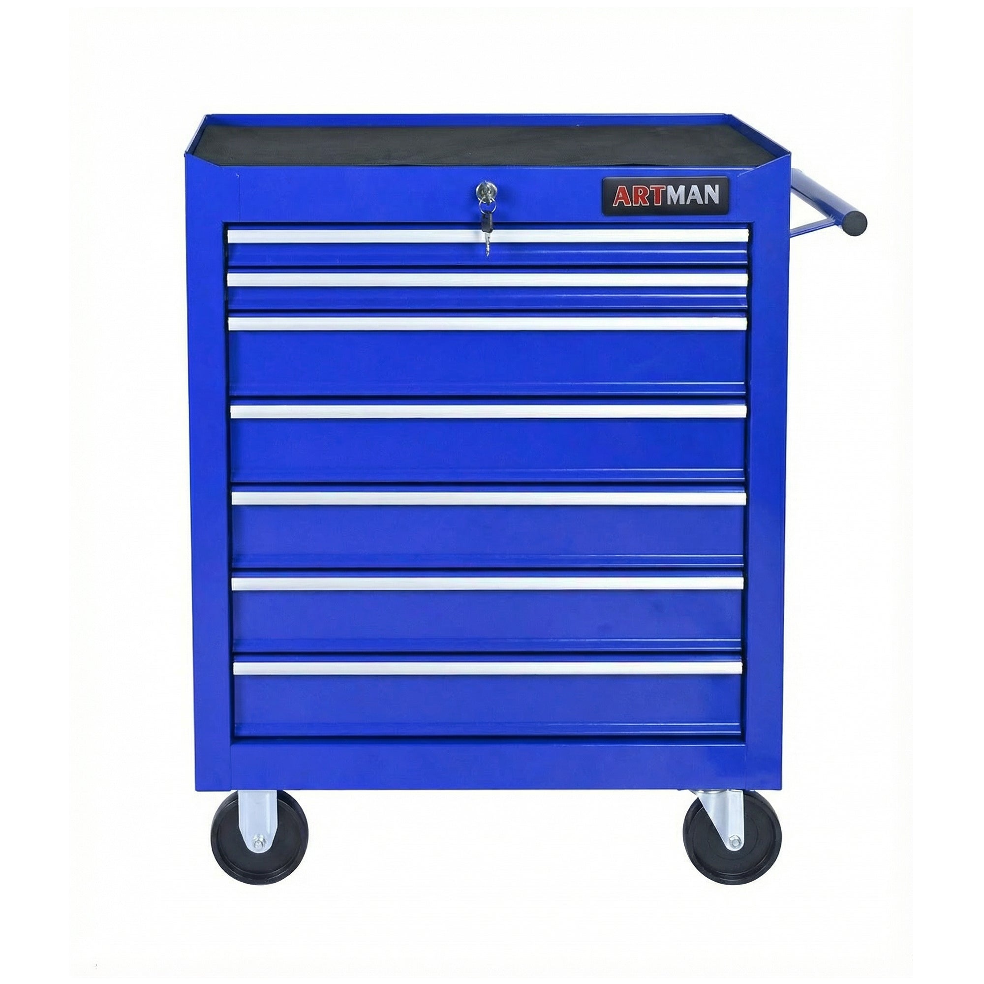 7-Drawer Multifunctional Tool Cart with Wheels – Red (ARTMAN)