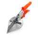 Multi Angle Miter Shear Cutter Hand Tools,45-135 Degree Adjustable Angle Scissors Trim Shears Tools for Vinyl Wood Molding Trim (Orange)