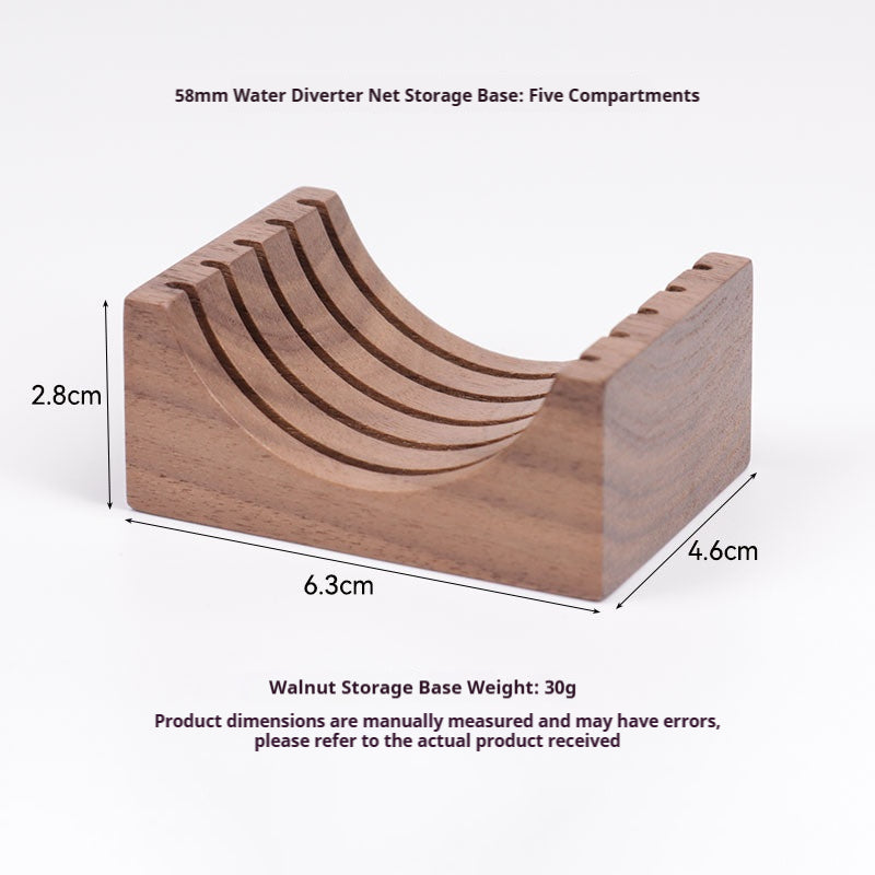 Espresso Puck Screen Storage Stand – Universal Holder for 51mm, 53mm & 58mm Sintered Mesh Filters