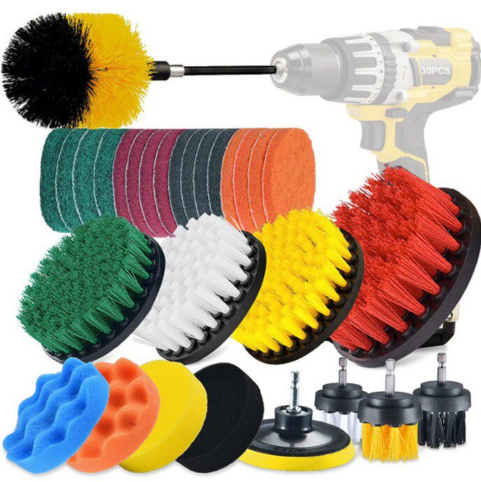 Complete Electric Drill Brush Set – 6-Piece Multi-Purpose Cleaning Kit