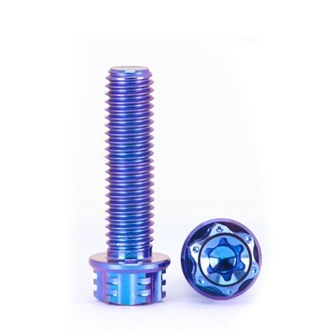 M4 M5 M6 M8 TC4 Titanium Screws Torx/Hex 6 colors 10-60mm （5Pcs）