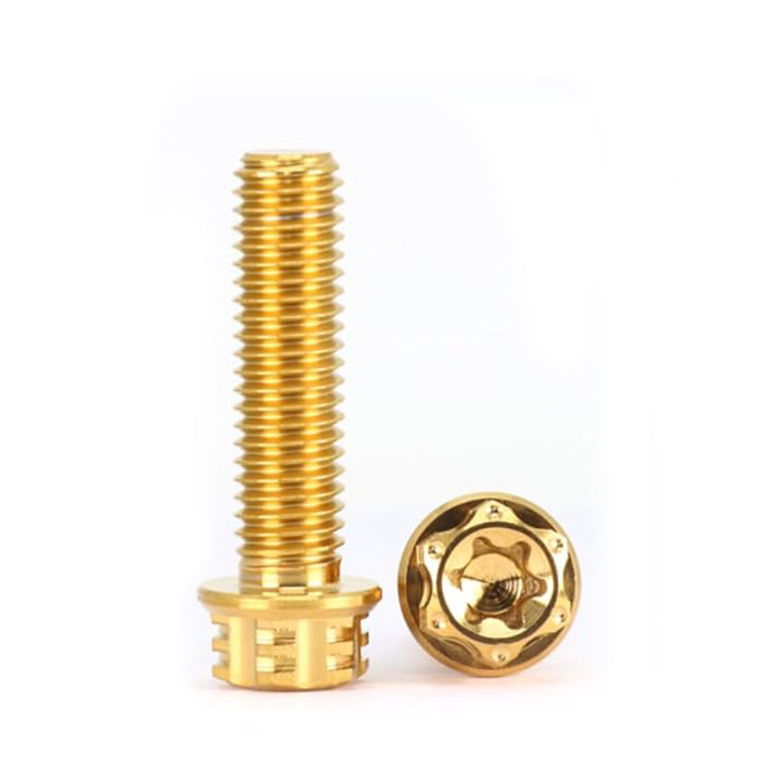 M4 M5 M6 M8 TC4 Titanium Screws Torx/Hex 6 colors 10-60mm （5Pcs）