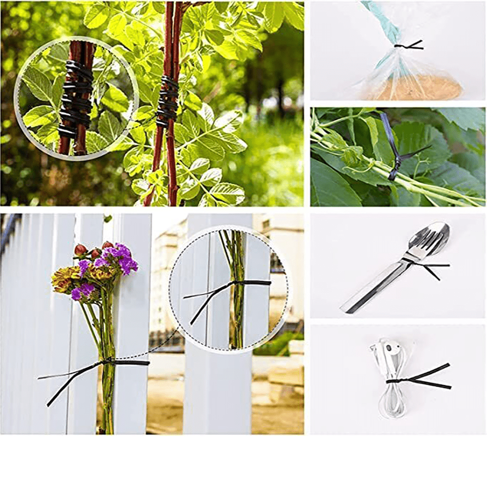Galvanized Iron Wire Pvc Coated Flat - shape Use For Garden Strapping Multicolor - HomeDIYer