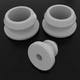 Snap Rubber Grommet Plug Seal Anti-Scratch for Electrical Box Cable Pipe White