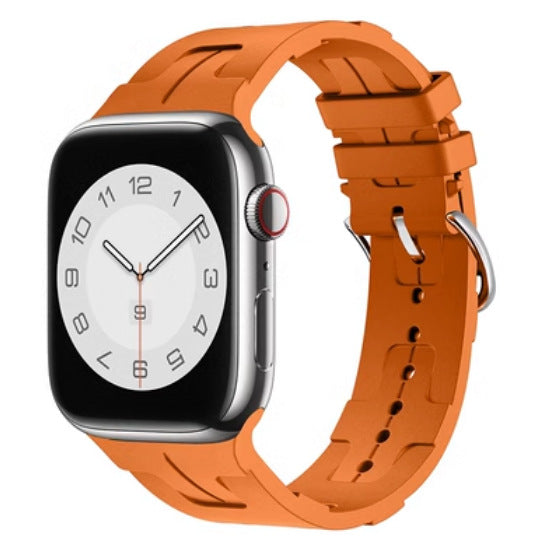 Silicone Sports Watch Band for Apple Watch Series 9 – 16 Colors