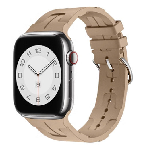 Silicone Sports Watch Band for Apple Watch Series 9 – 16 Colors