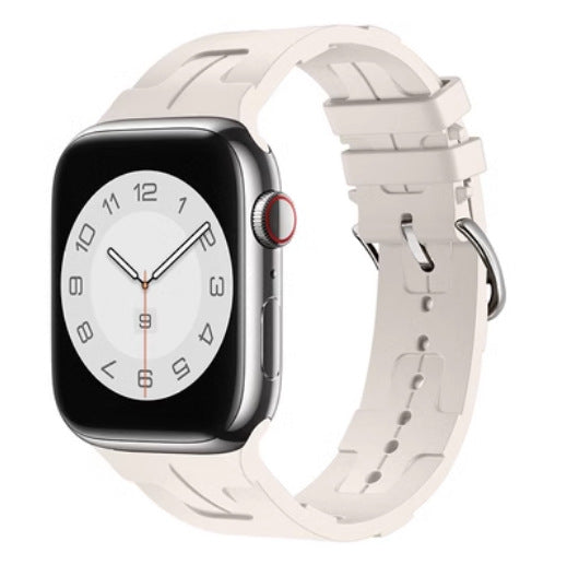 Silicone Sports Watch Band for Apple Watch Series 9 – 16 Colors