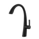 Stainless Steel Pull Out Kitchen Faucet – Matte Black, High-Arc, Dual-Mode Spray