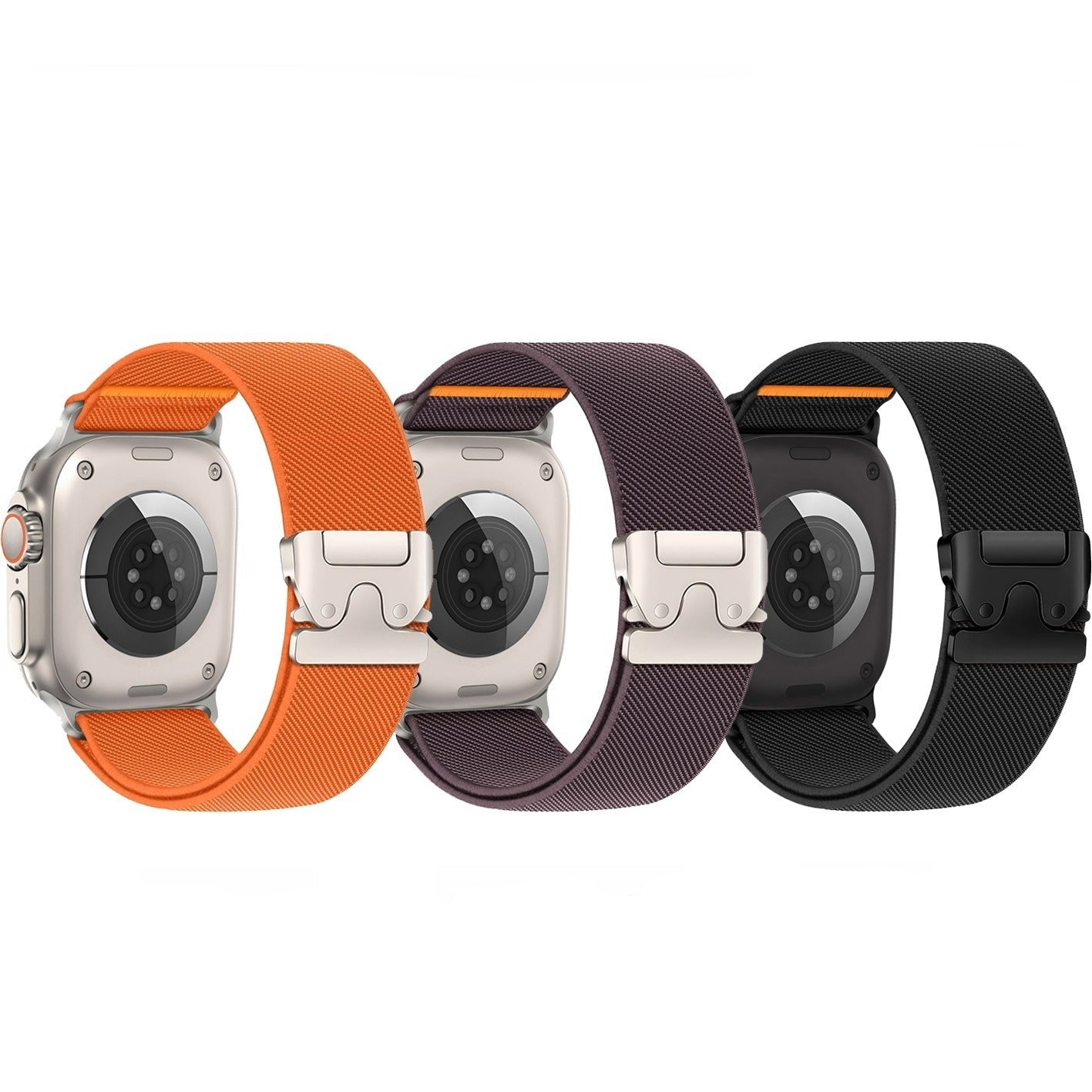 Apple Watch Nylon Band with Parachute Buckle – All Series, 9 Colors