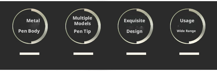 Leather Carving Pen – Double-Sided Tracing Tool with 8 Interchangeable Nibs (0.6-3mm)