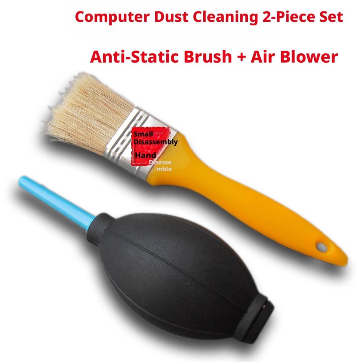 Anti - Static Brush & Air Blower Cleaning Kit – Pig Bristle Dust Removal Set for Laptops, Computers & Electronics - HomeDIYer