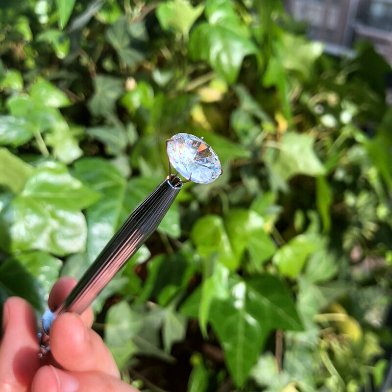 4-Claw Gemstone Picking Tweezers — Long Jewel Grab Tool for Diamonds & Loose Stones