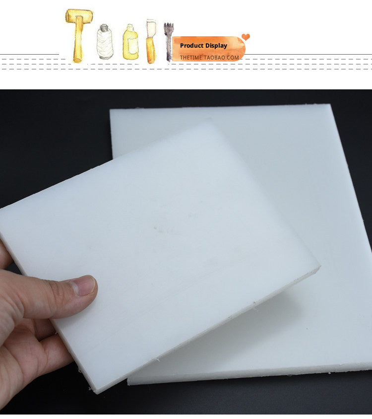 Leather Cutting Pad – 10mm Thick PP Craft Board for Diamond Punch & Cutting (Small 14x11cm / Large 20x15cm)