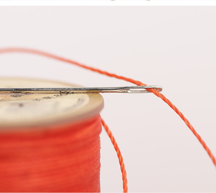 Round Head Hand Sewing Leather Needles – Straight, Curved & Self‑Threading, No.1/No.2, with Decorative Holders