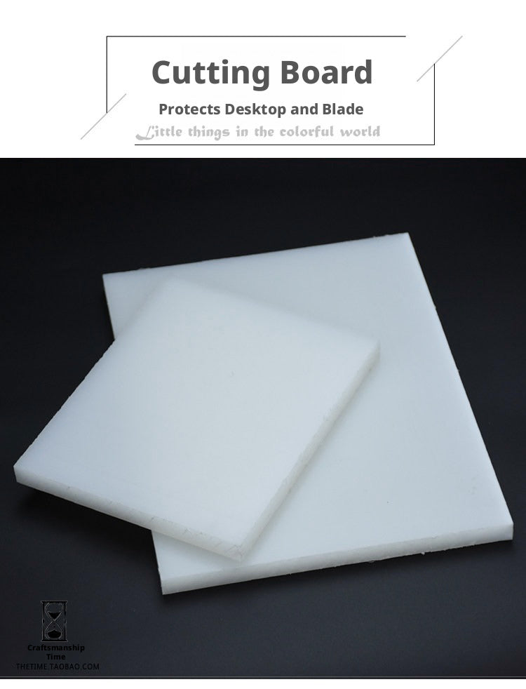 Leather Cutting Pad – 10mm Thick PP Craft Board for Diamond Punch & Cutting (Small 14x11cm / Large 20x15cm)