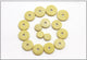16‑Piece Closed Flute Tone Hole Sealing Pad Set – Sheep Casing, with Glue Stick