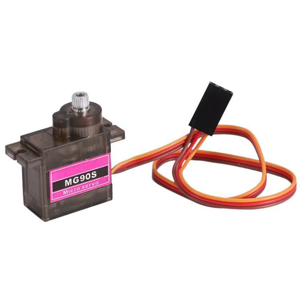 Plastic/Metal/Aluminum Gear MG90S Micro Servo Motor High Speed RC Helicopter - HomeDIYer