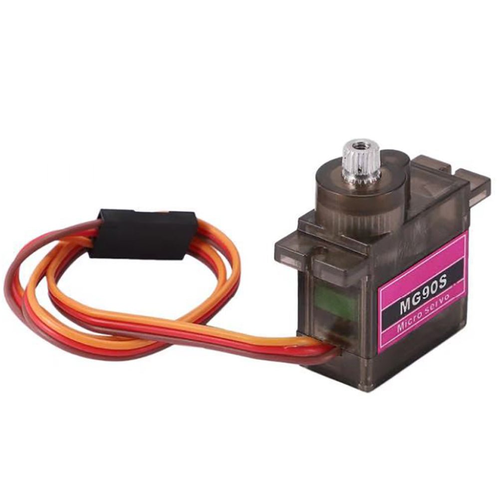 Plastic/Metal/Aluminum Gear MG90S Micro Servo Motor High Speed RC Helicopter - HomeDIYer