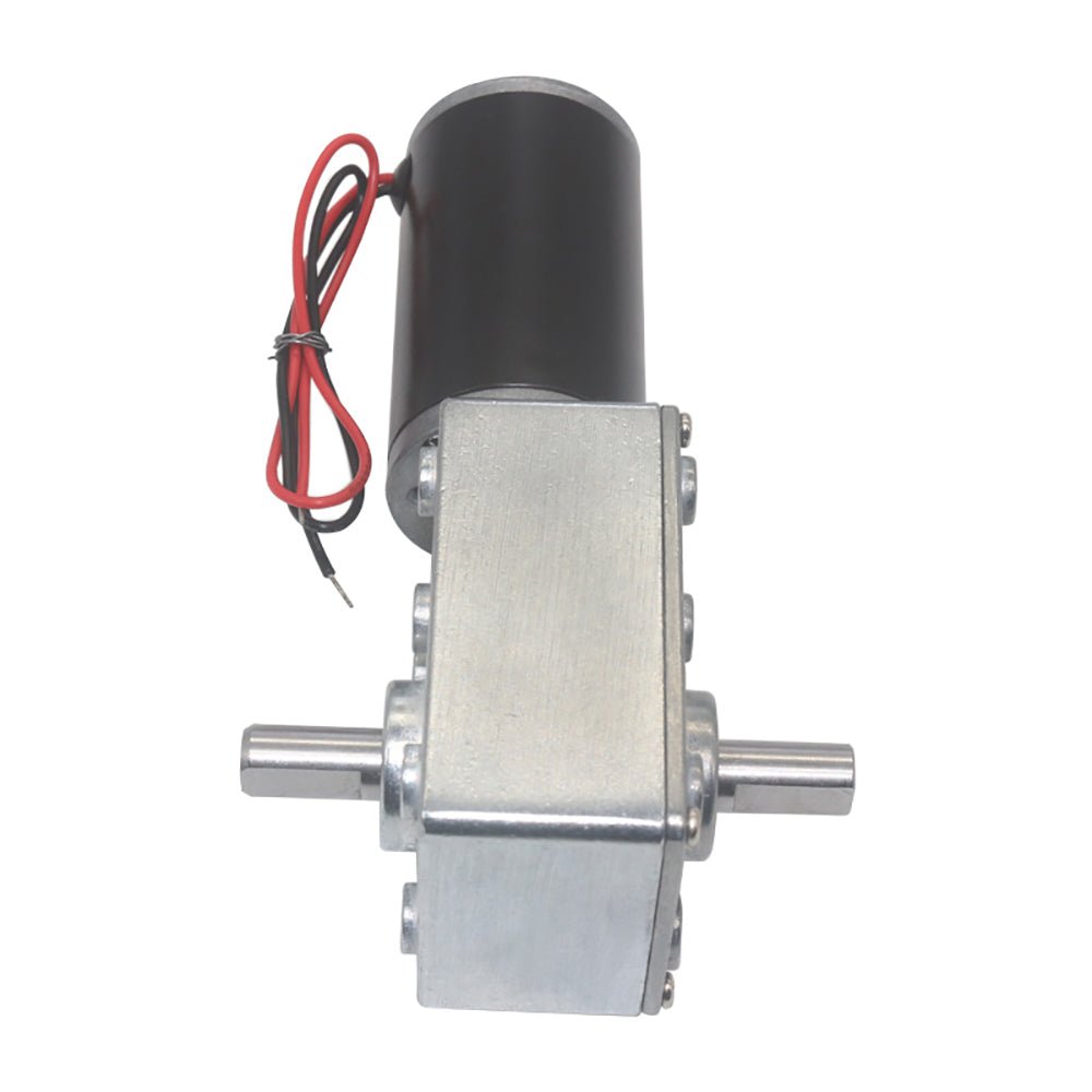 DC12V 24V 5 - 470RPM 5840 - 31ZY Worm Gear Reducing Motor Double Shaft with Gearbox - HomeDIYer