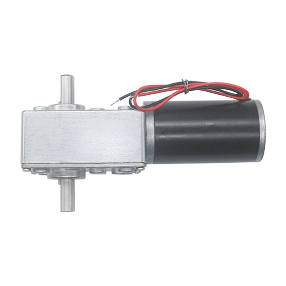 DC12V 24V 5 - 470RPM 5840 - 31ZY Worm Gear Reducing Motor Double Shaft with Gearbox - HomeDIYer