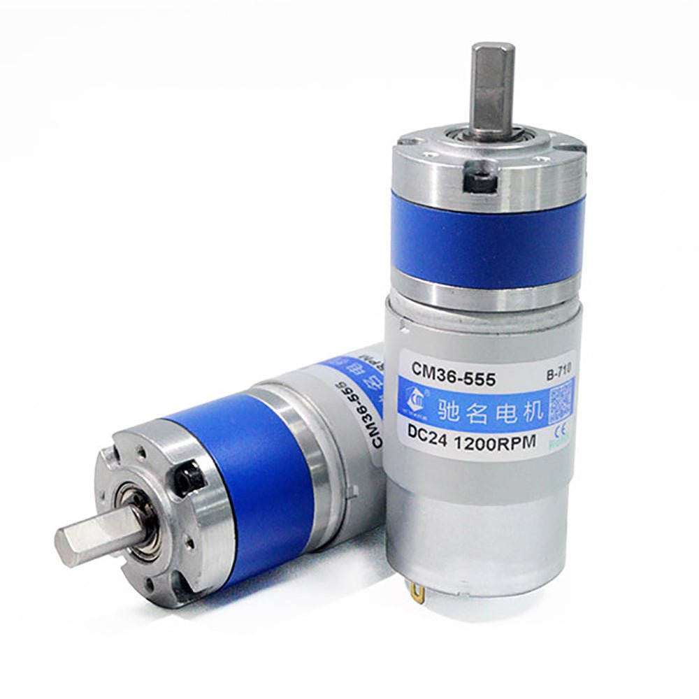 DC12V 24V CM36 - 555 Planetary Gear Motor Speed Reducing Geared Motor Large Torque - HomeDIYer