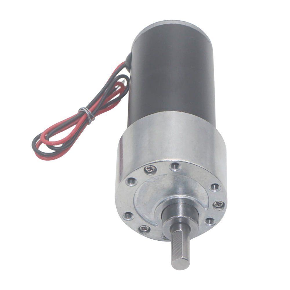 DC12V 24V 16RPM - 1270RPM JGB37 - 31ZY Turbo Worm Gearbox Speed Reduction Gear Motor - HomeDIYer