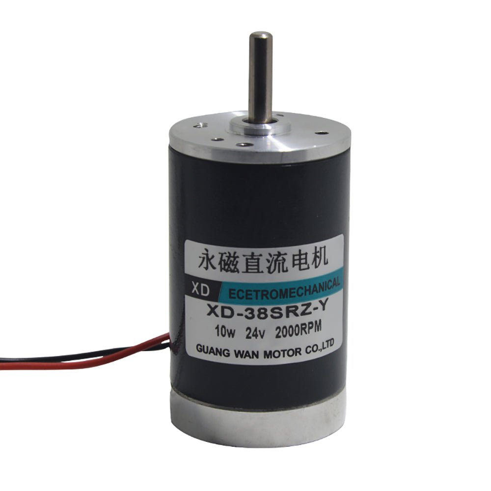 38SRZ - Y Motor DC12V/24V 2000 - 6000RPM 10W High Speed Permanent Magnet For Toy DIY - HomeDIYer