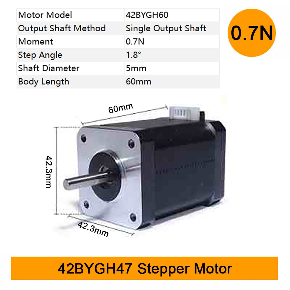 42BYGH34 Stepper Motor + TB6600 / DM542C Driver Controller 4A Micro - Step CNC Kit - HomeDIYer
