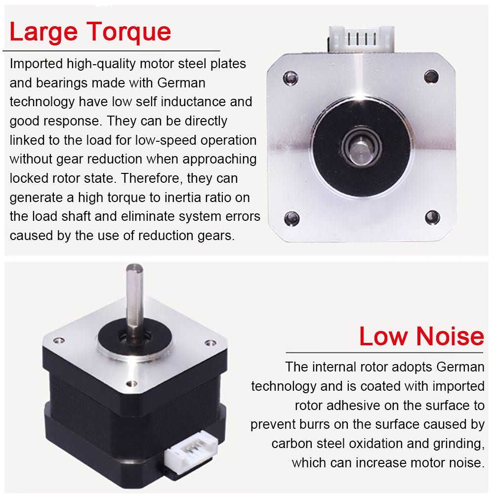 42BYGH34 Stepper Motor + TB6600 / DM542C Driver Controller 4A Micro - Step CNC Kit - HomeDIYer