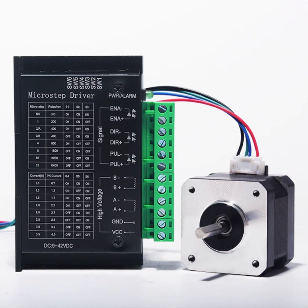 42BYGH34 Stepper Motor + TB6600 / DM542C Driver Controller 4A Micro - Step CNC Kit - HomeDIYer
