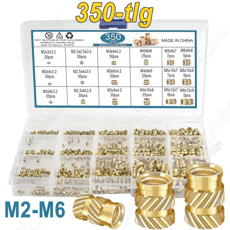 Thread insert Press - in Nut Fusion Nut M2 M2.5 M3 M4 M5 M6 Set 3D Printing - HomeDIYer